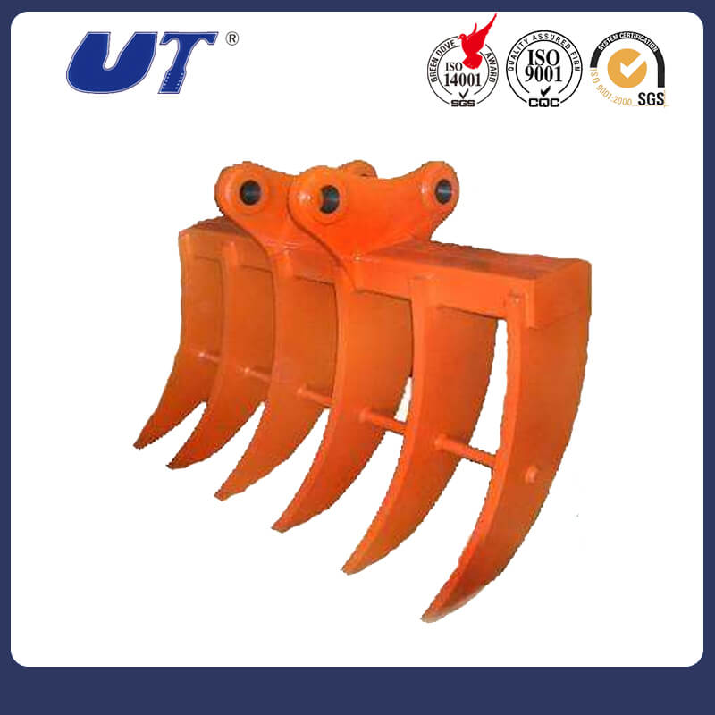Excavator Tilt Root Rake